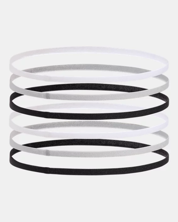UA Mini Elastic Womens 6-Pack Headbands - Image 2