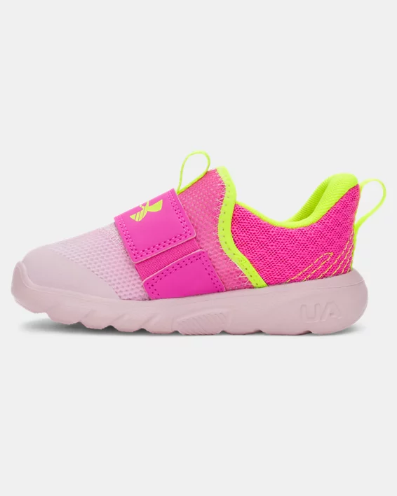 UA Flash Girls Infant Running Shoes - Image 2