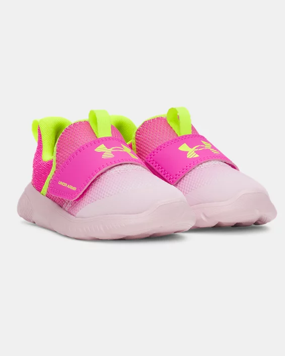 UA Flash Girls Infant Running Shoes - Image 4
