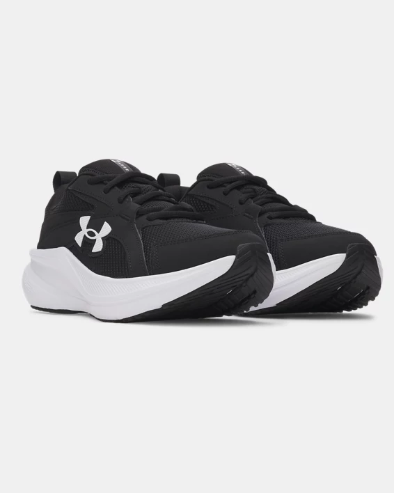 UA Assert 11 Wide Boys Grade School Running Shoes - Image 4