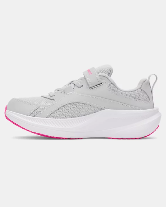 UA Assert 11 AC Wide Girls Pre-School Running Shoes - Image 2