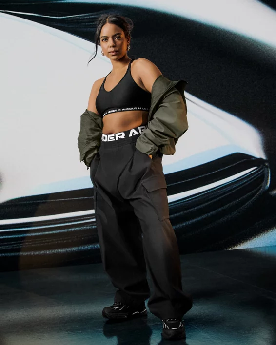 UA Unstoppable Womens Cargo Pants - Image 2