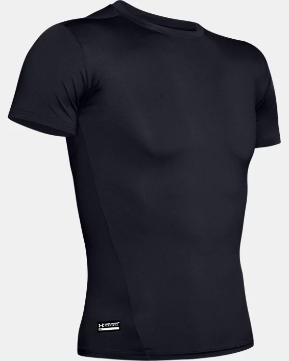 Tactical HeatGear Compression Mens Short Sleeve T-Shirt - Image 4