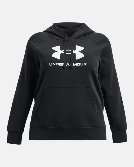 UA Rival Fleece Womens Logo Hoodie - Image 5