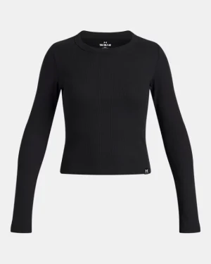 UA Rival Rib Girls Long Sleeve