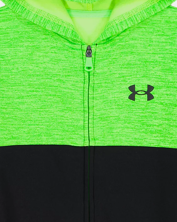 UA Colorblock Infant Boys Zip-Up Hoodie Set - Image 2