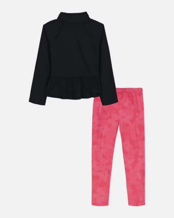 UA Rival Flutter Toddler Girls Track Suit - Image 3