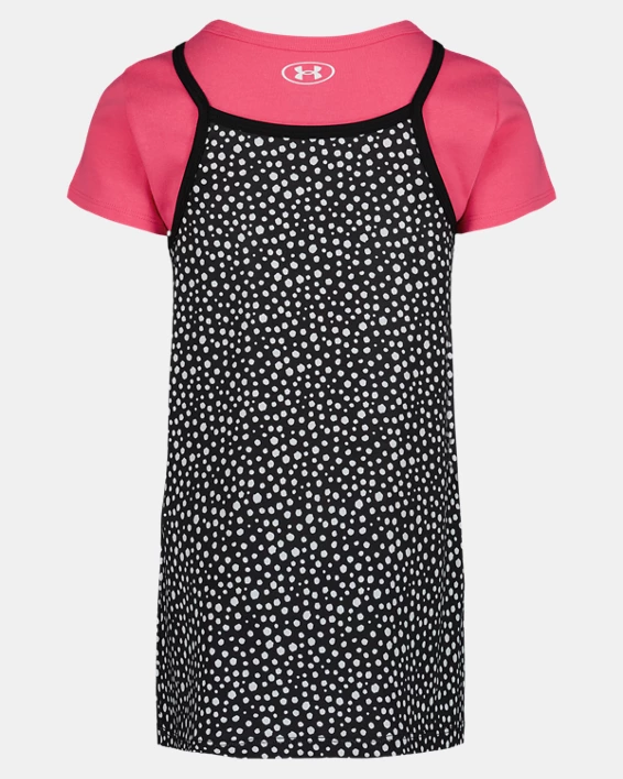 UA Dots Little Girls Baby T Dress Set - Image 3