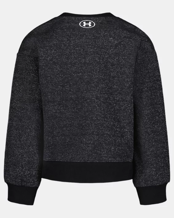 UA Rival Sparkle Little Girls Crewneck - Image 2