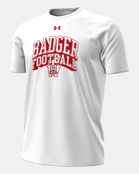 UA Performance Cotton Collegiate Mens Short Sleeve T-Shirt - Image 3