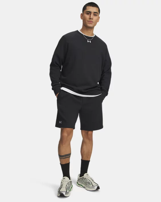 UA Rival Fleece Mens 10 Shorts - Image 3