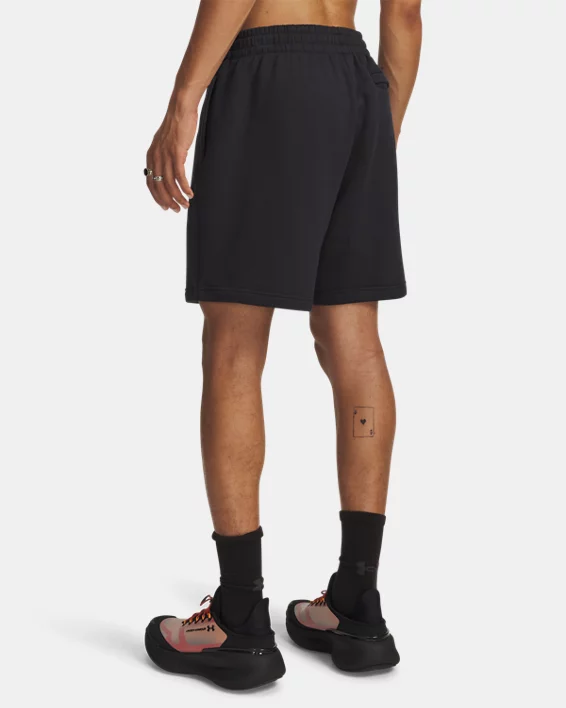 UA Icon Fleece Mens 7.75 Shorts - Image 2