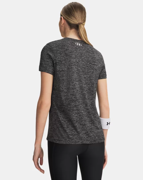 UA Tech Twist Womens Short Sleeve - Image 2