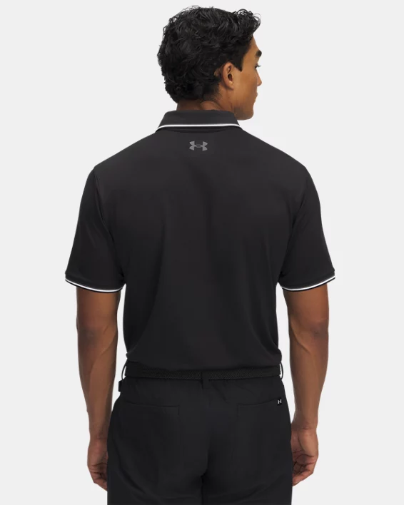 UA Playoff 3.0 Rib Mens Polo - Image 2