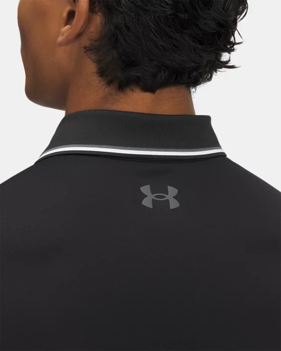UA Playoff 3.0 Rib Mens Polo - Image 3
