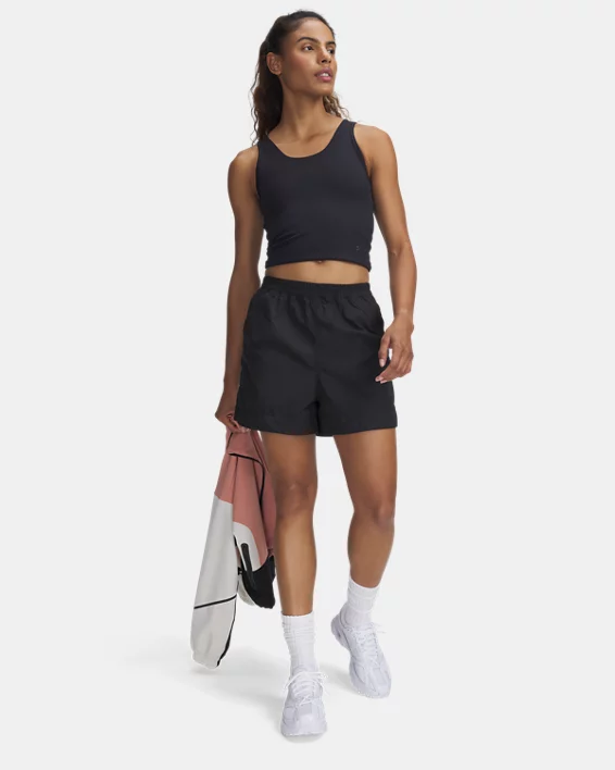 UA Unstoppable Utility Womens 3.75 Shorts - Image 3