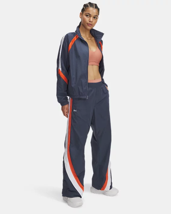 UA Icon Crinkle Womens Tear-Away Pants - Image 3