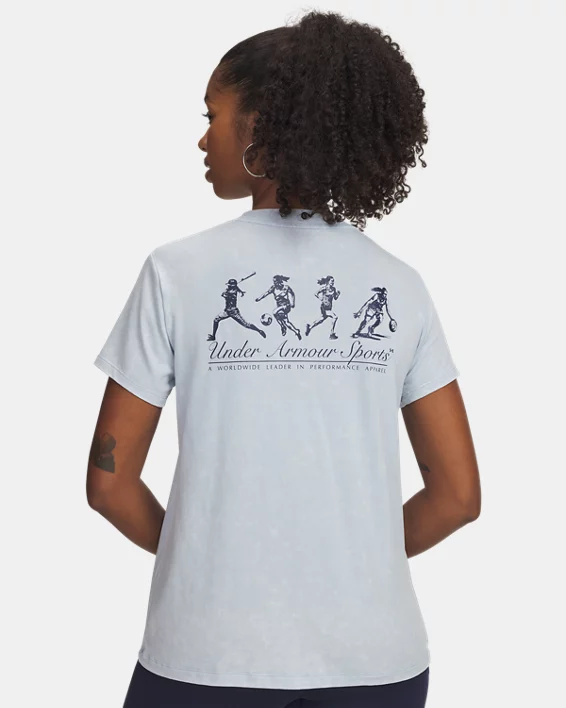 UA Varsity Womens Short Sleeve - Image 2