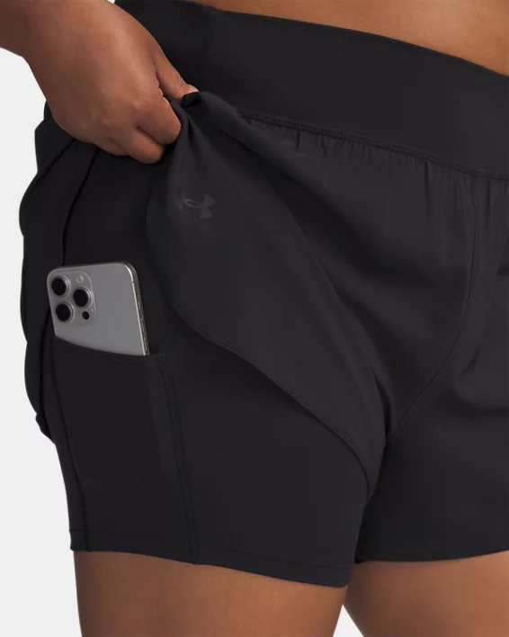 UA Vanish 2-in-1 Womens Shorts - Image 4