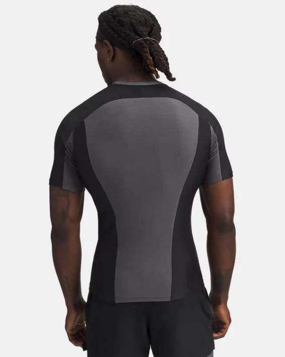 UA Halo Bonded Auxetic Mens Short Sleeve - Image 3