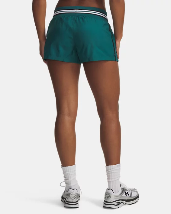 UA Icon Woven Heritage Womens Shorts - Image 2