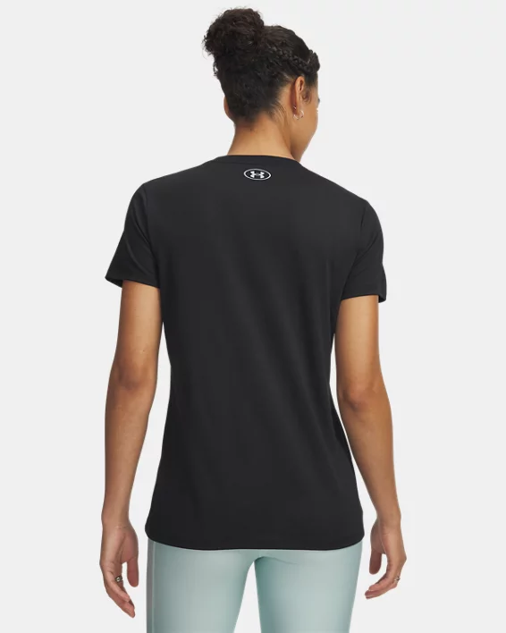 UA Tech Graphic Womens V-Neck Short Sleeve - Image 2