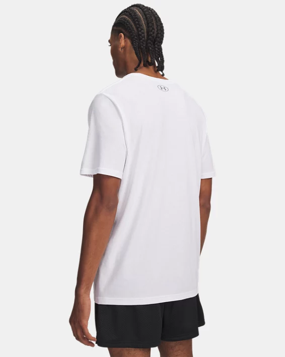 UA Performance Cotton Collegiate Mens Short Sleeve T-Shirt - Image 2